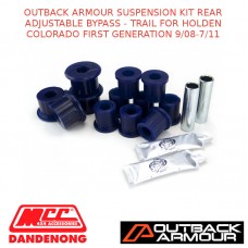 OUTBACK ARMOUR SUSPENSION KIT REAR ADJ BYPASS - TRAIL COLORADO 1ST GEN 9/08-7/11